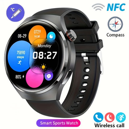 New Men's Smart Watch 4 PRO1.53-inch 360 * 360 AMOLED