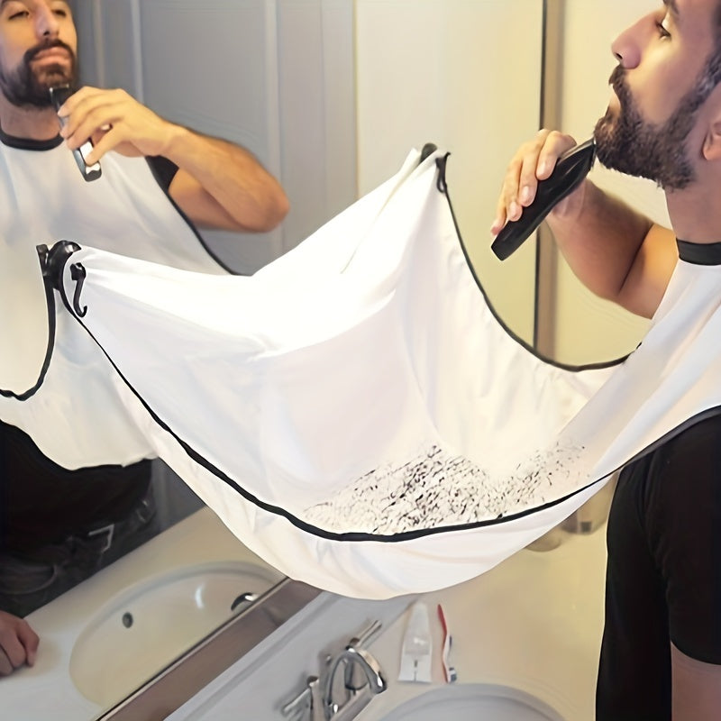 Beard Shaving Apron Bib, Unscented Trimmer Holder Rack