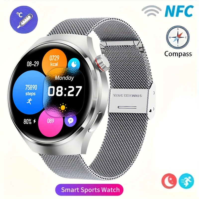 New Men's Smart Watch 4 PRO1.53-inch 360 * 360 AMOLED