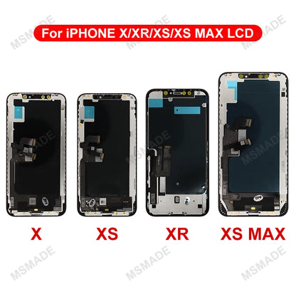 OLED X LCD For iPhone XR XS MAX 11 Display 3D Touch Screen Replace For 12 14 Plus 11 Pro screen incell 12 Pro Max display 13 Min