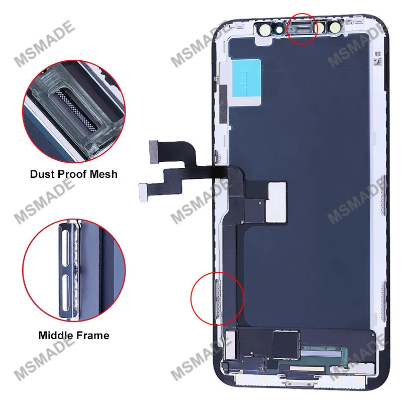 OLED X LCD For iPhone XR XS MAX 11 Display 3D Touch Screen Replace For 12 14 Plus 11 Pro screen incell 12 Pro Max display 13 Min