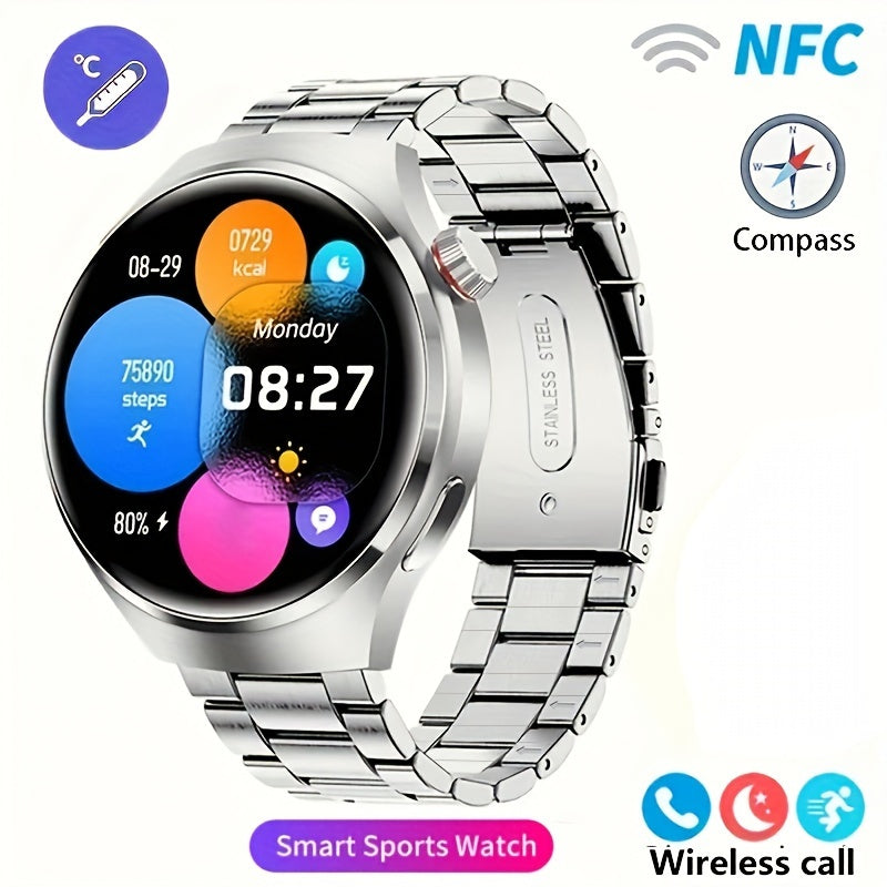 New Men's Smart Watch 4 PRO1.53-inch 360 * 360 AMOLED